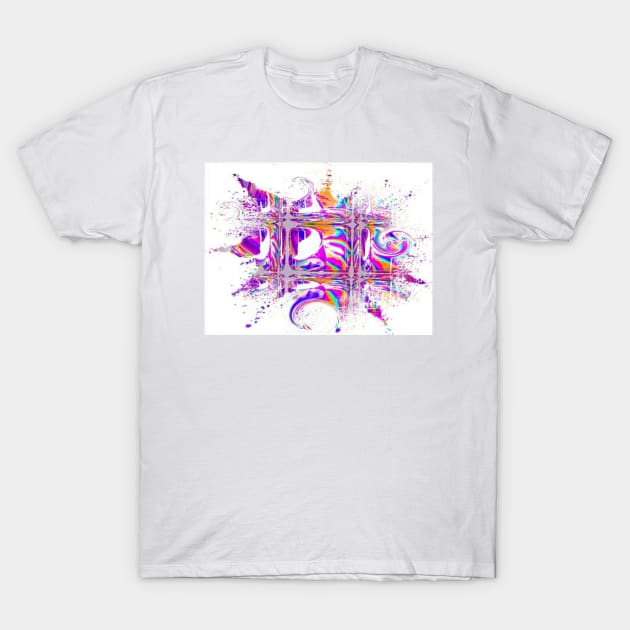 Catch a wave graffiti abstract T-Shirt by SilverPixieArt